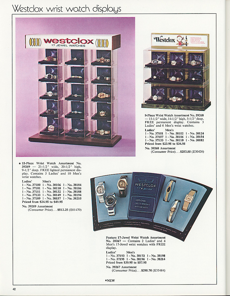 Westclox 1973 - 1974 Catalog > 42