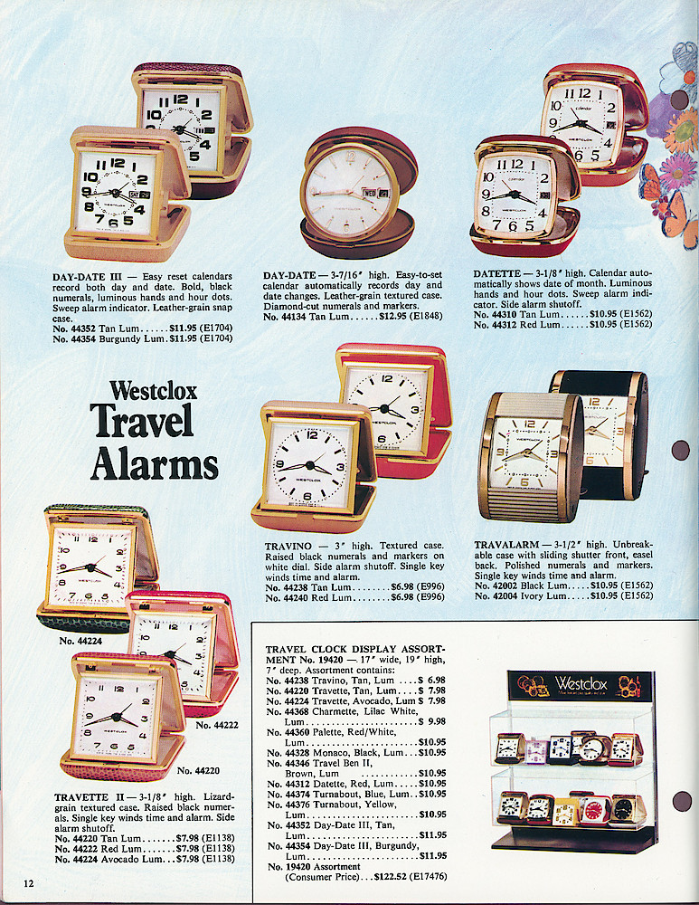 Westclox 1974 - 1975 Catalog > 12