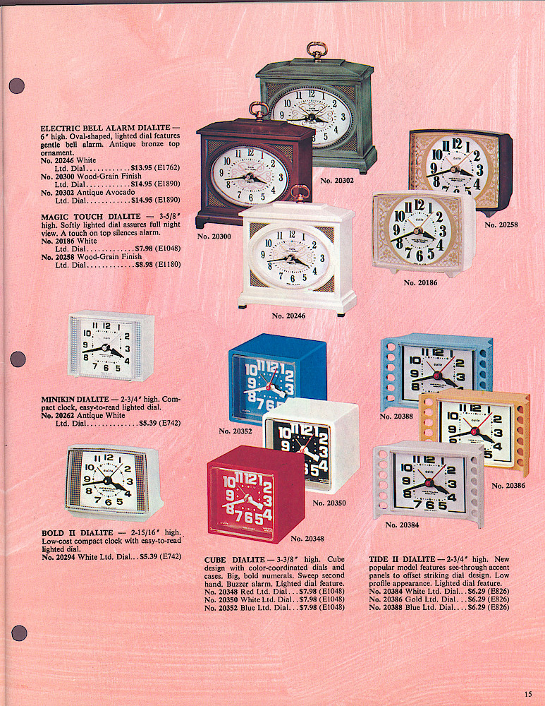Westclox 1974 - 1975 Catalog > 15