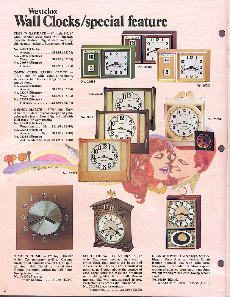 Westclox 1974 - 1975 Catalog > 24