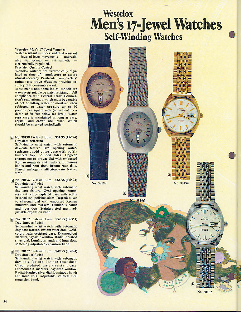 Westclox 1974 - 1975 Catalog > 34