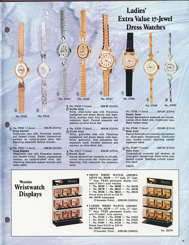 Westclox 1974 - 1975 Catalog > 41