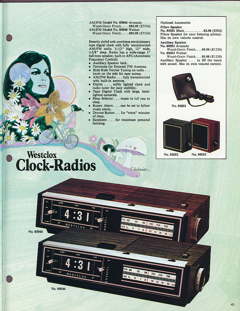 Westclox 1974 - 1975 Catalog > 43