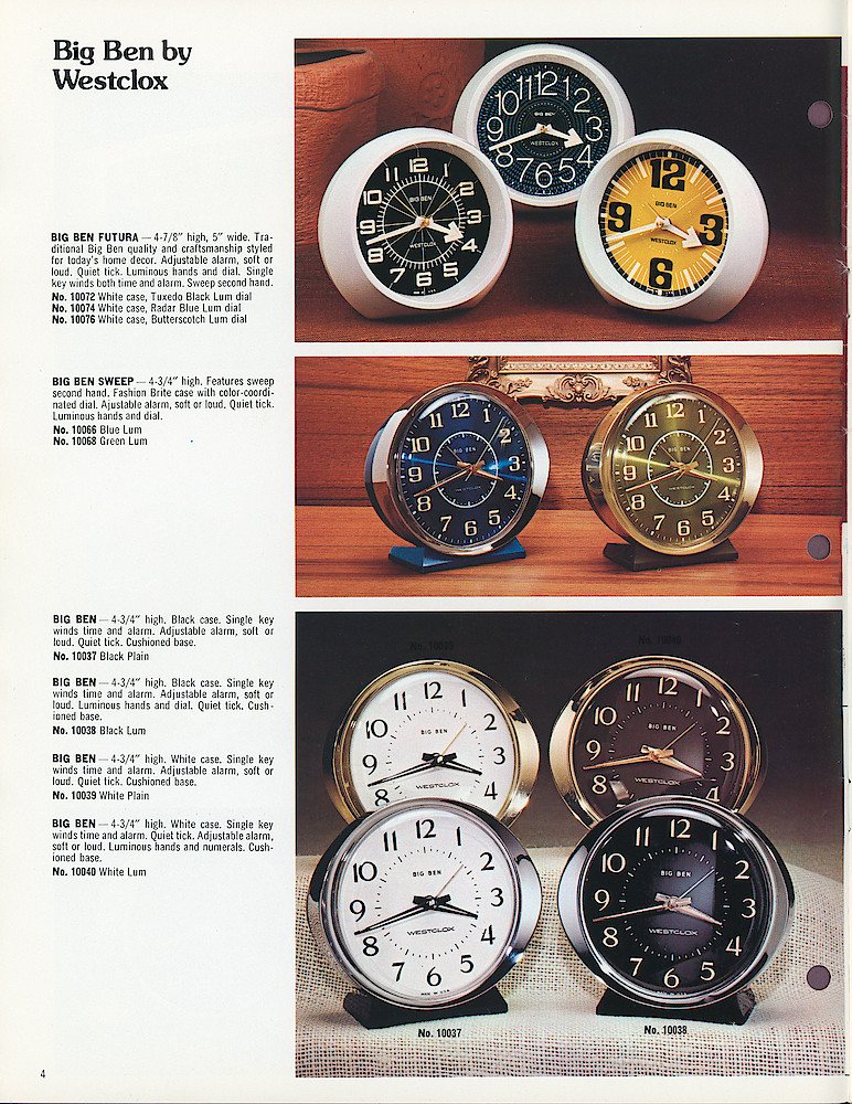 Westclox 1975 - 1976 Catalog, Advance Copy > 4