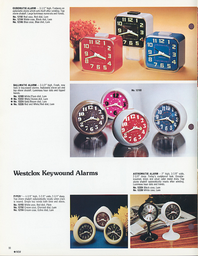 Westclox 1975 - 1976 Catalog, Advance Copy > 10