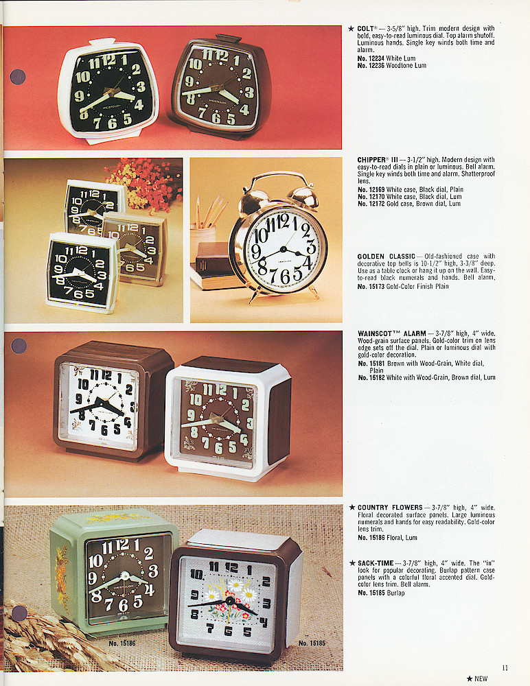 Westclox 1975 - 1976 Catalog, Advance Copy > 11
