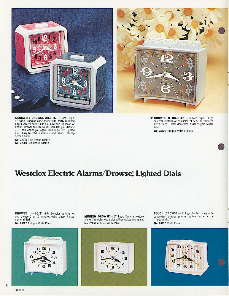 Westclox 1975 - 1976 Catalog, Advance Copy > 14