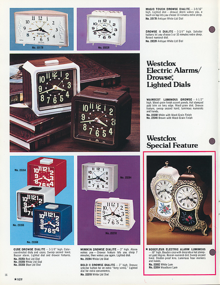 Westclox 1975 - 1976 Catalog, Advance Copy > 16