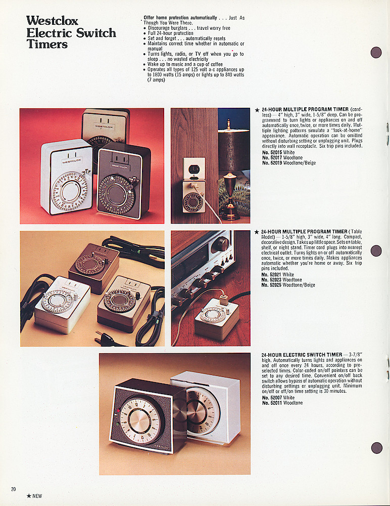 Westclox 1975 - 1976 Catalog, Advance Copy > 20