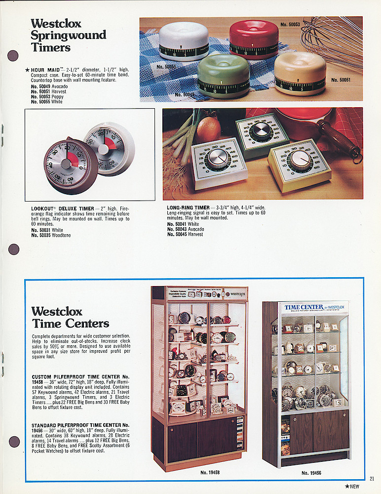 Westclox 1975 - 1976 Catalog, Advance Copy > 21