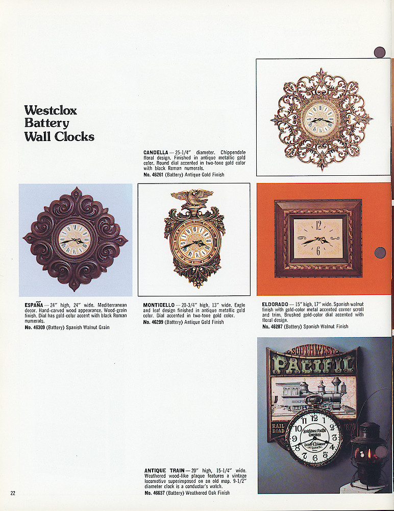 Westclox 1975 - 1976 Catalog, Advance Copy > 22