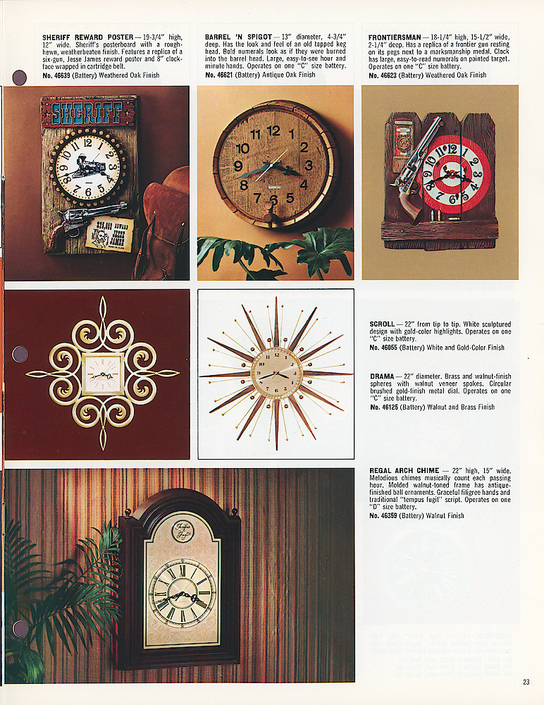 Westclox 1975 - 1976 Catalog, Advance Copy > 23