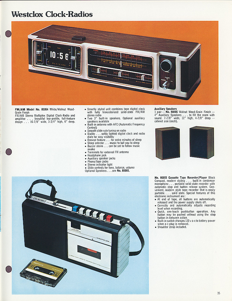 Westclox 1975 - 1976 Catalog, Advance Copy > 35