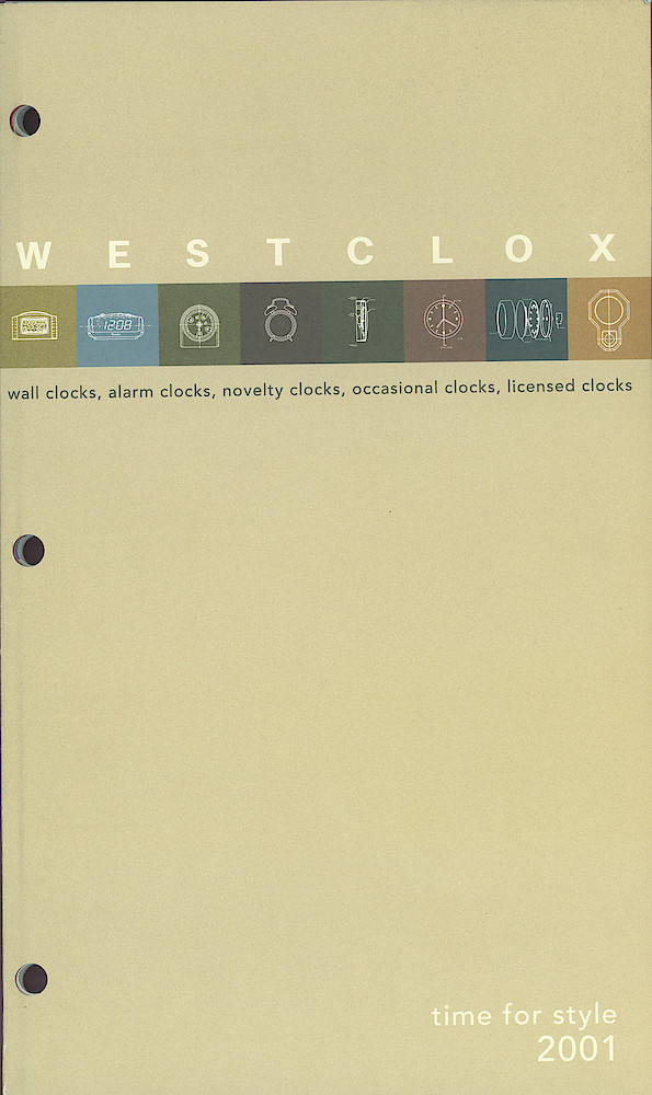 Westclox 2001 Catalog > Front Cover