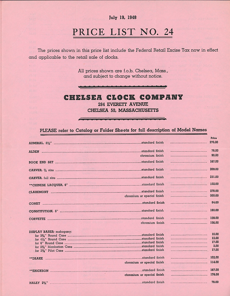 1948 Chelsea Price List > 1