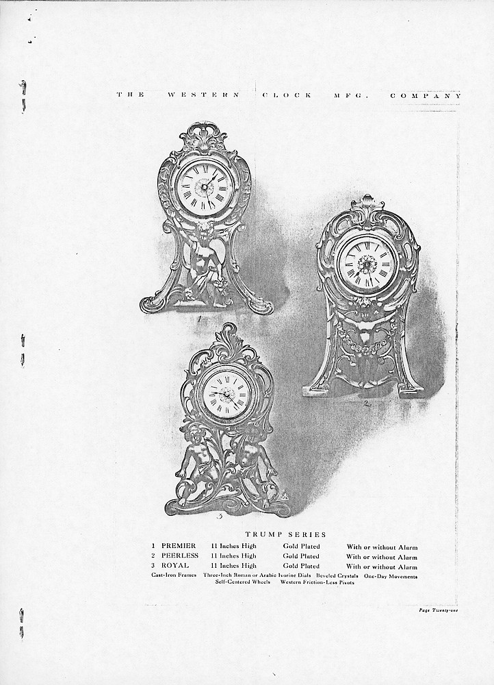 1907 Western Clock Manufacturing Company Catalog - PHOTOCOPY > 21