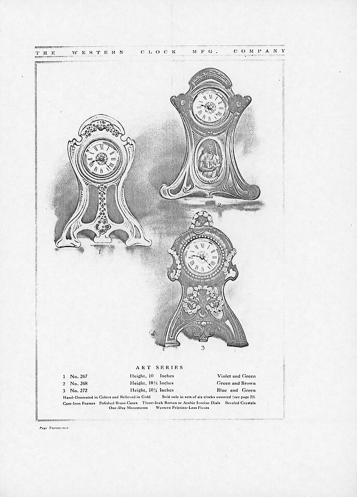 1907 Western Clock Manufacturing Company Catalog - PHOTOCOPY > 22