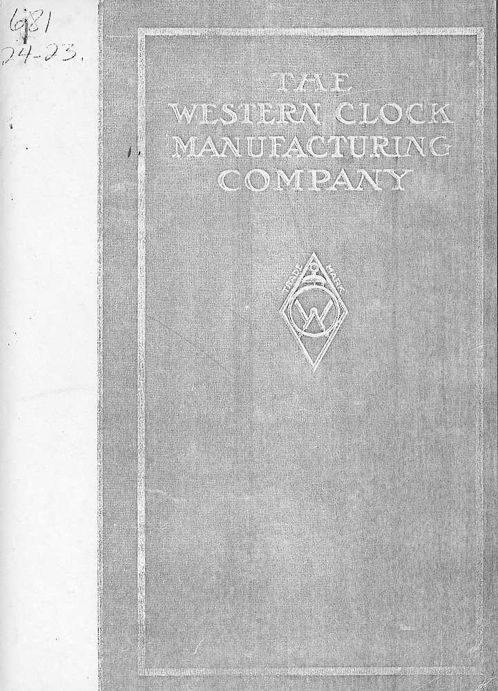 1907 Western Clock Manufacturing Company Catalog > Front-Cover