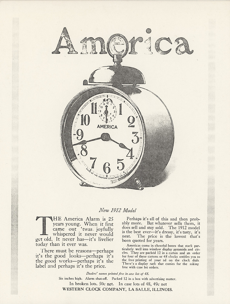 Big Ben, The National Alarm, 1912 > 11