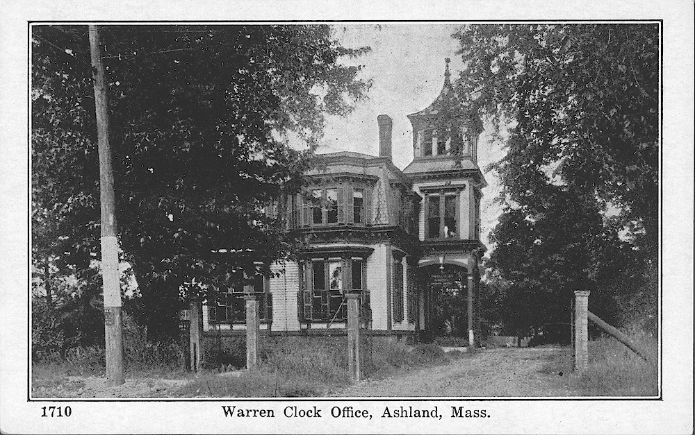 Warren Clock Company Office Postcard > 1