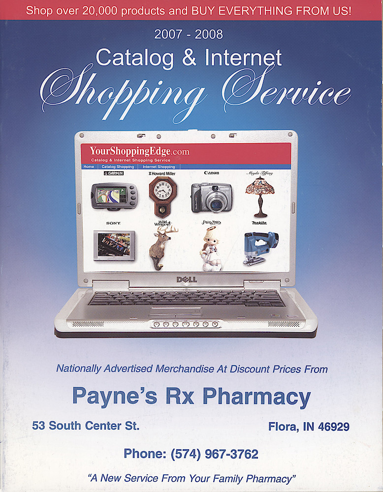 2007 - 2008 Catalog & Internet Shopping Service > Front Cover