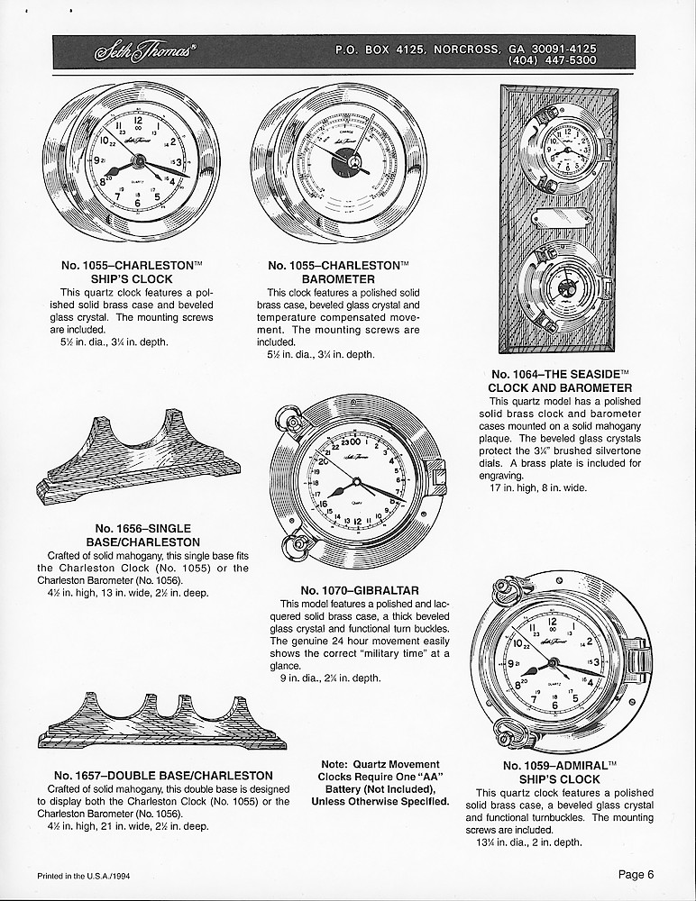 Catalog Reproduction Proofs for Products Shown in the 1996 Catalog > 6