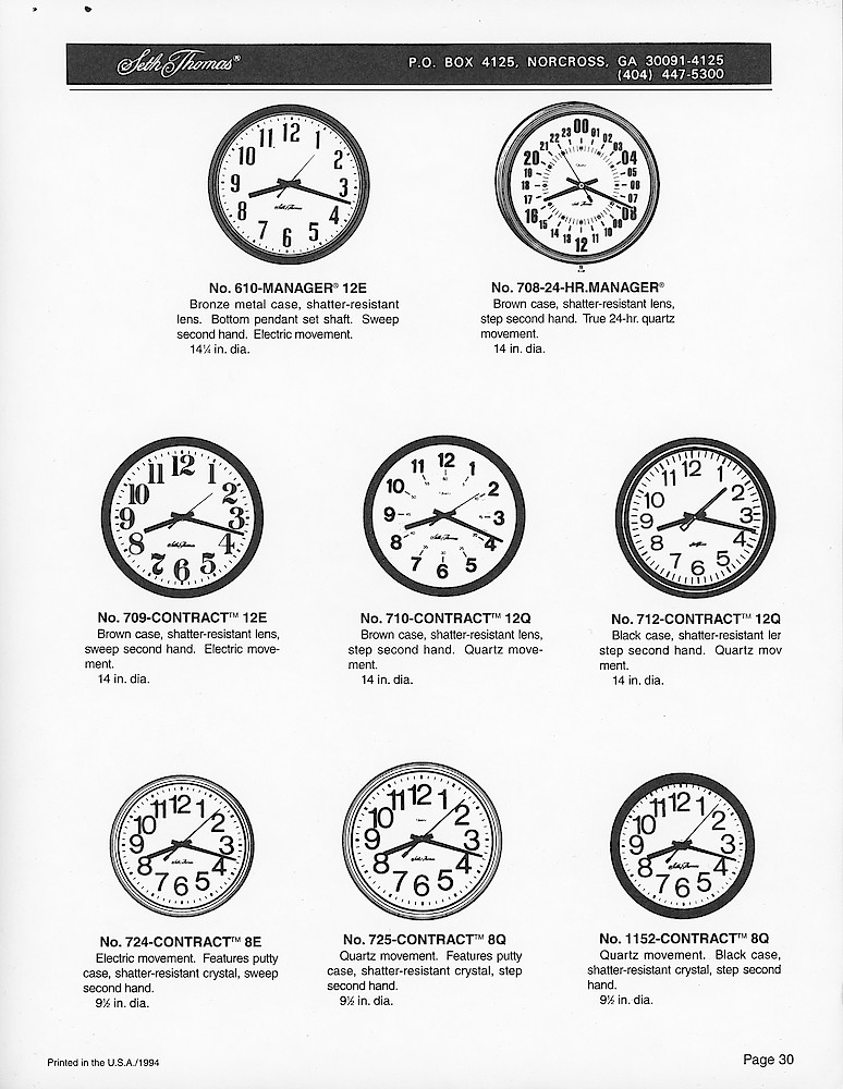 Catalog Reproduction Proofs for Products Shown in the 1996 Catalog > 30