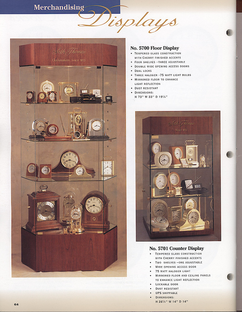 Seth Thomas 1998-99 Product Catalog > 64