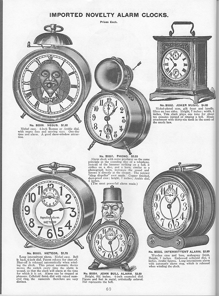 Young & Co., Catalogue of Clocks, Illustrated & Priced, 1911 > 60