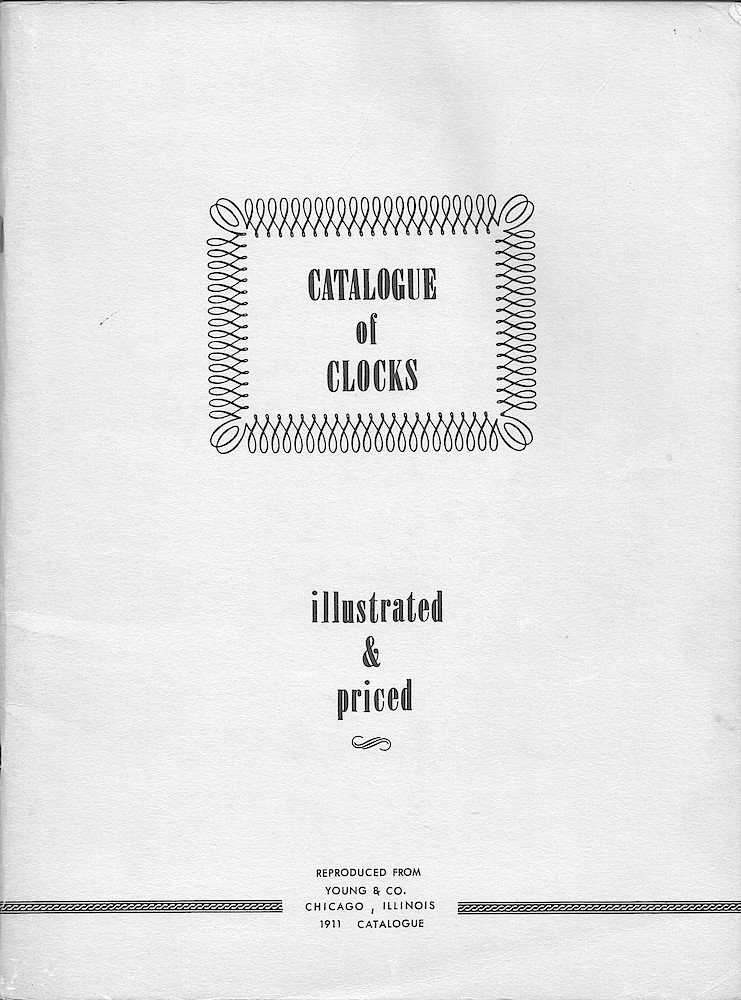Young & Co., Catalogue of Clocks, Illustrated & Priced, 1911 > Front Cover
