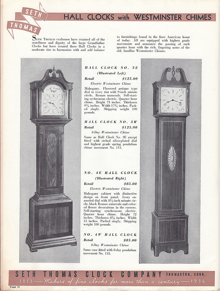 Seth Thomas Clocks, Makers of Fine Clocks for More Than a Century > 14