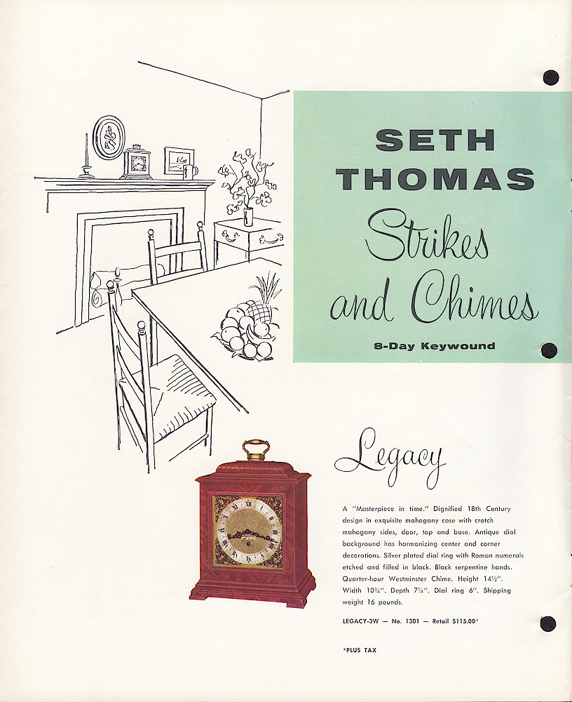 Seth Thomas Clocks, The Finest Name in Clocks > 2