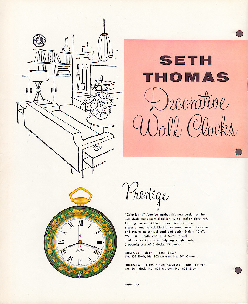 Seth Thomas Clocks, The Finest Name in Clocks > 4