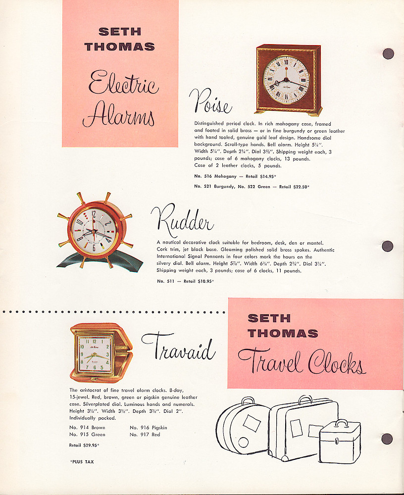 Seth Thomas Clocks, The Finest Name in Clocks > 6