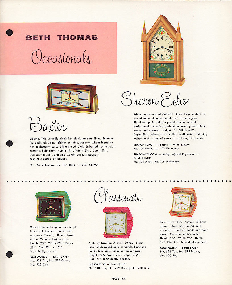 Seth Thomas Clocks, The Finest Name in Clocks > 7