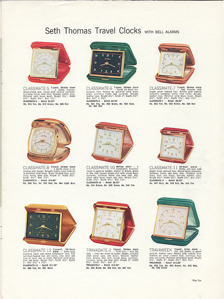 Seth Thomas 1960 Catalog > 5