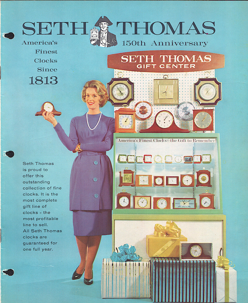 Seth Thomas, Americas Finest Clocks Since 1813. 150th Anniversary. > 1