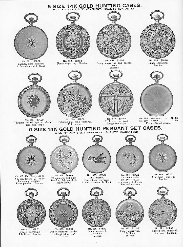 Young & Co., Catalogue of Watches, Illustrated & Priced, 1911 > 8