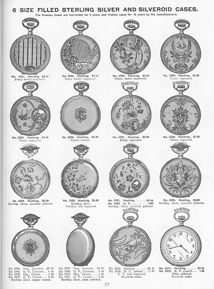 Young & Co., Catalogue of Watches, Illustrated & Priced, 1911 > 27