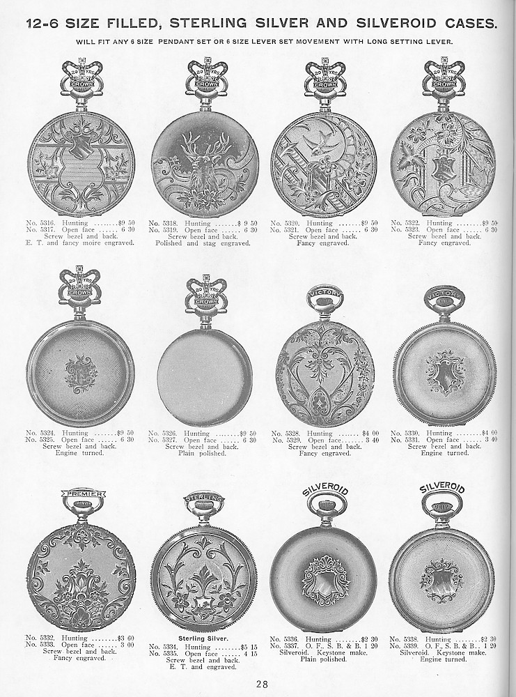 Young & Co., Catalogue of Watches, Illustrated & Priced, 1911 > 28