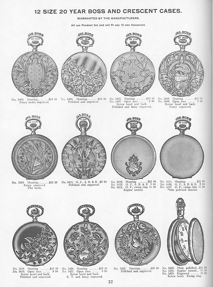 Young & Co., Catalogue of Watches, Illustrated & Priced, 1911 > 32