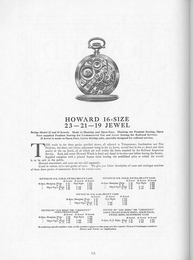 Young & Co., Catalogue of Watches, Illustrated & Priced, 1911 > 44
