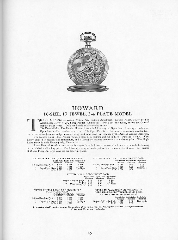 Young & Co., Catalogue of Watches, Illustrated & Priced, 1911 > 45