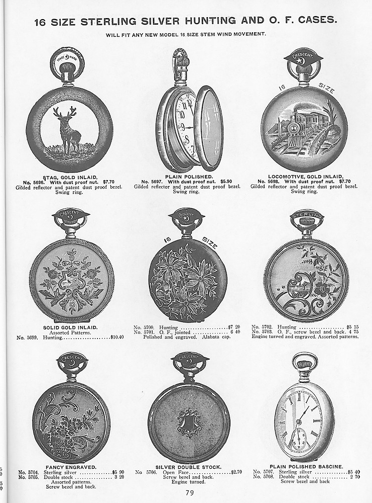 Young & Co., Catalogue of Watches, Illustrated & Priced, 1911 > 79