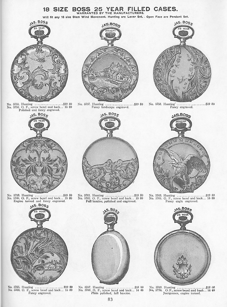 Young & Co., Catalogue of Watches, Illustrated & Priced, 1911 > 83