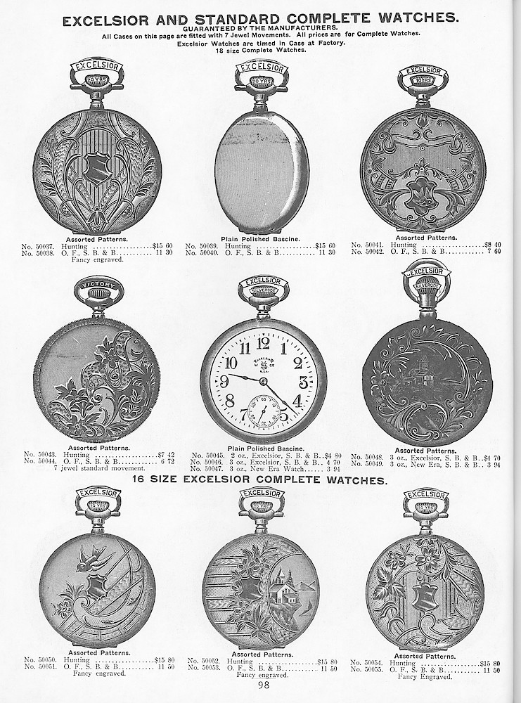 Young & Co., Catalogue of Watches, Illustrated & Priced, 1911 > 98