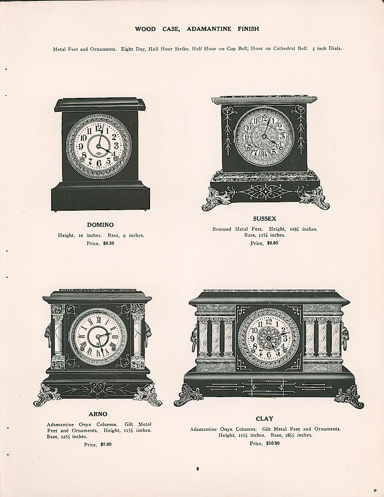 Seth Thomas 1906 - 1907 Catalog > 5