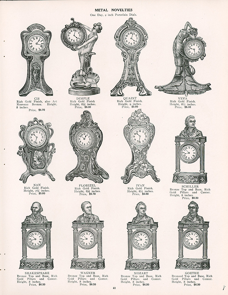 Seth Thomas 1906 - 1907 Catalog > 41