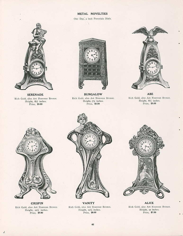 Seth Thomas 1906 - 1907 Catalog > 42