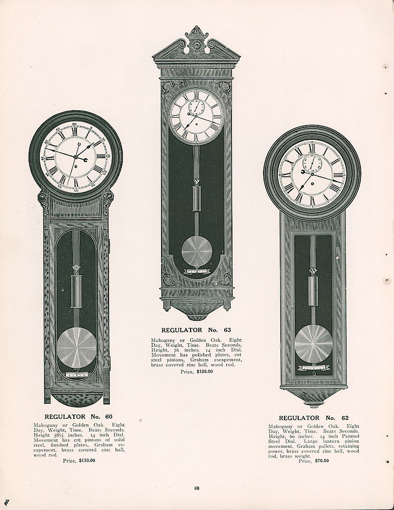 Seth Thomas 1906 - 1907 Catalog > 68